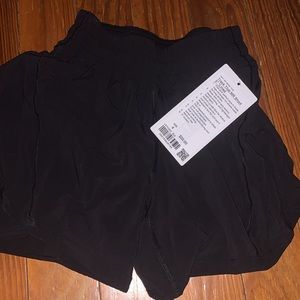 Lululemon black shorts 5 inches